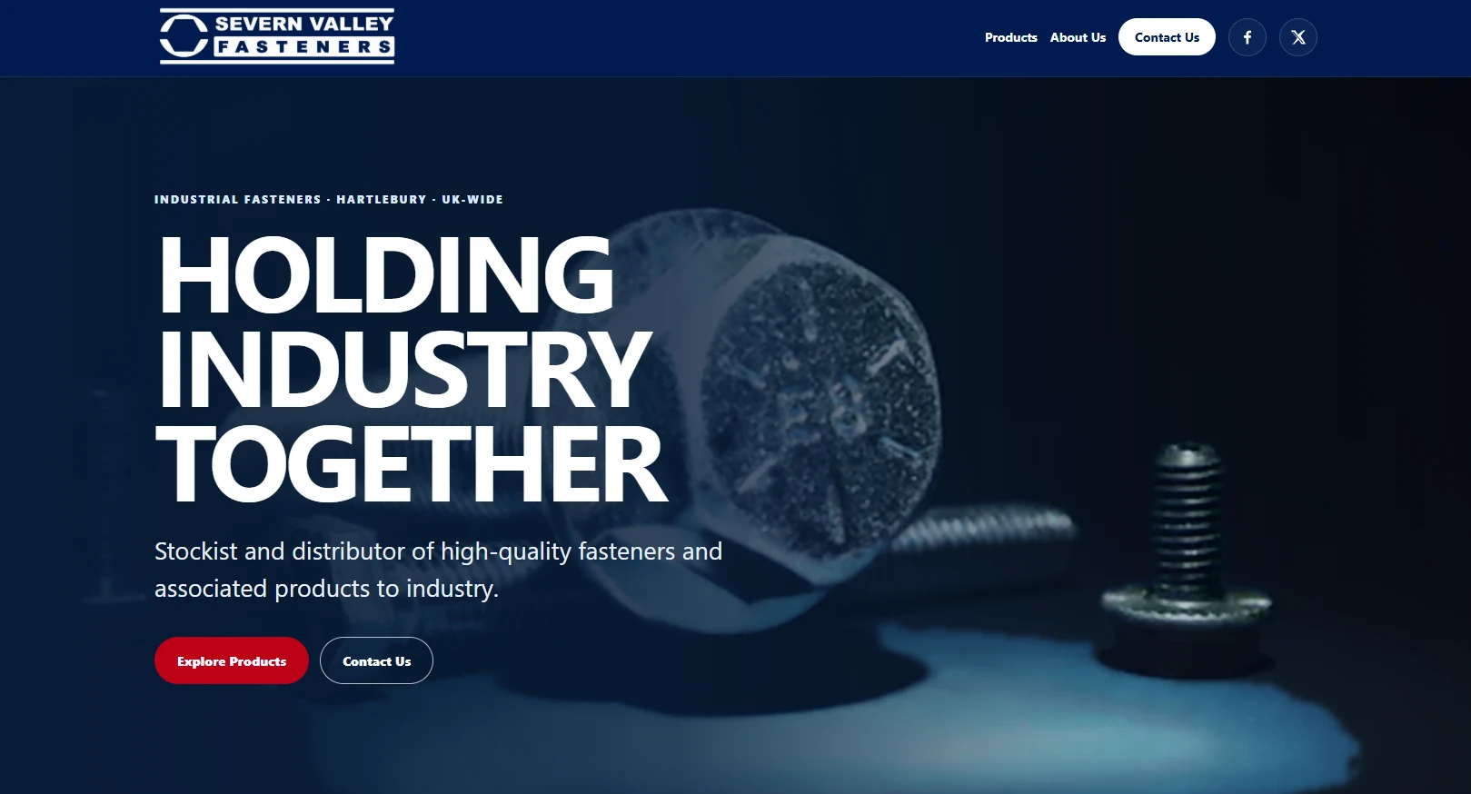 SV Fasteners website